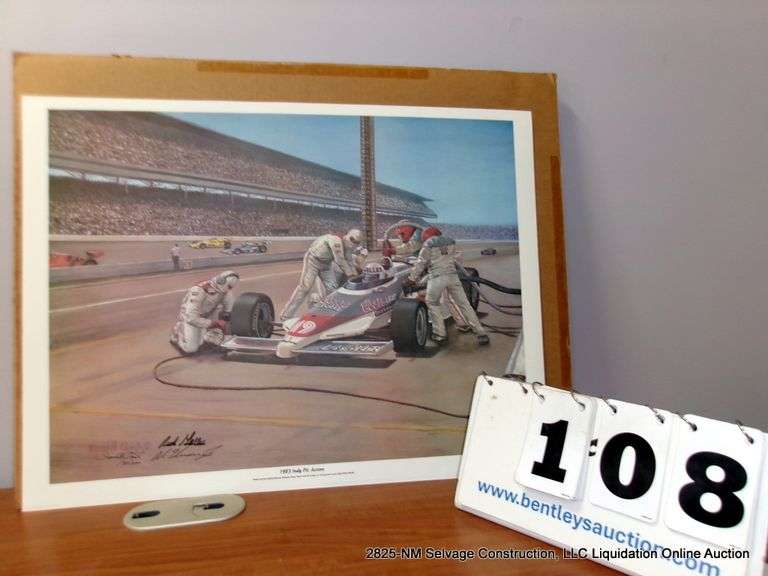 1983 INDY PIT ACTION - COORS LIGHT - AL UNSER JR