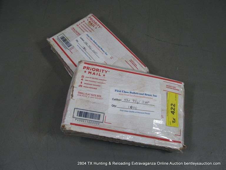First Level Bullets BOX: FIRST CLASS BULLETS & BRASS 380 CAL 95 GR JHP - QTY-500 (2X MONEY ...