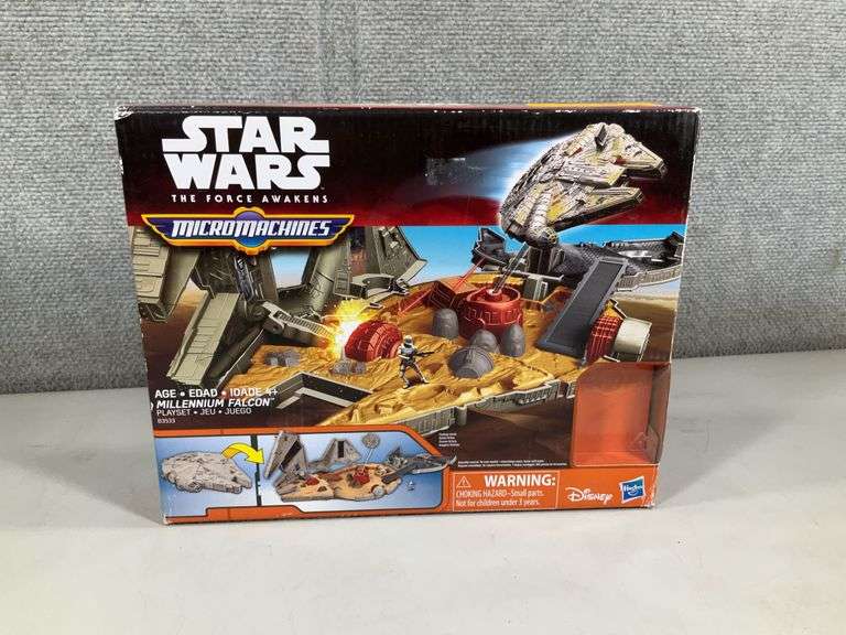 STAR WARS FORCE AWAKENS MICROMACHINES MILLENIUM FALCON