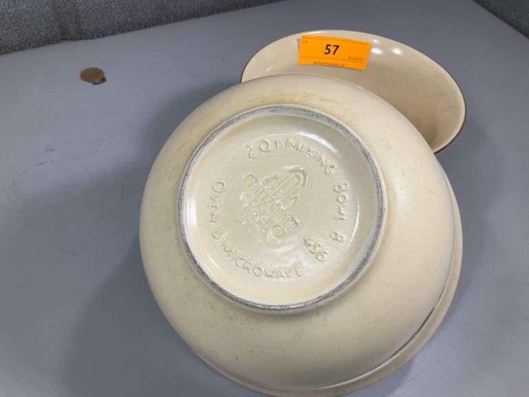 (2): PFALTZGRAFF MIXING BOWLS FOLK ART