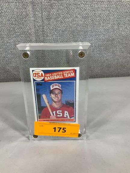 1985 TOPPS MARK MC GQIRE RC OLYMPIC - VERY SHARP