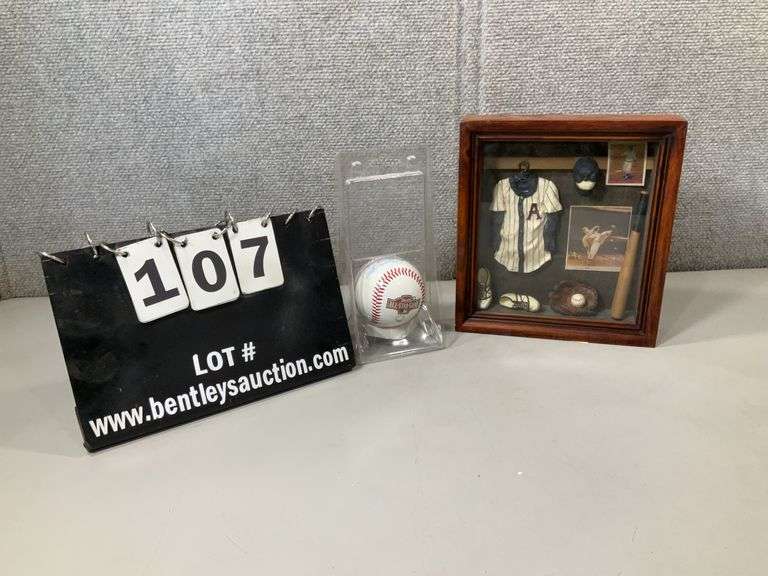 (2): AMERICAN LEAGUE ALLSTAR BALL, SHADOW BOX BASEBALL