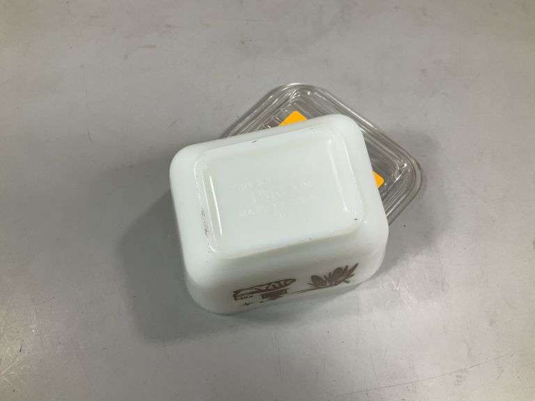 PYREX VINTAGE EARLY AMERICA RERIGERATOR DISH