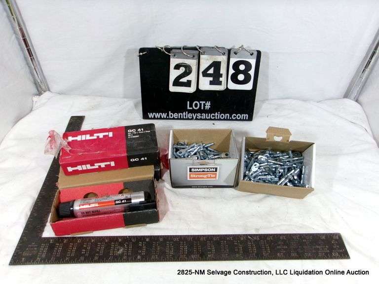 SIMPSON TIRE WIRE ANCHOR & HILITI GC41 (5X MONEY)