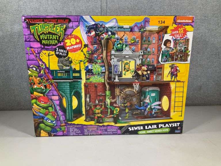 TEENAGE MUTANT MAYHEM TMNT SEWER LAIR PLAYSET