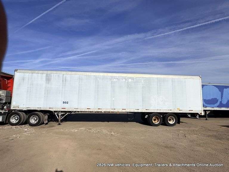 1987  EVANS PRODUCTS COMPANY   MONON  MA3-30-ST-48W  VAN TRAILER,  TANDEM AXLES,  48'