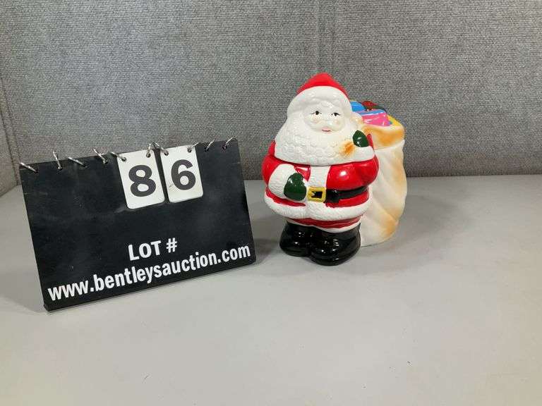 SANTA COOKIE JAR - IN STYROFOAM