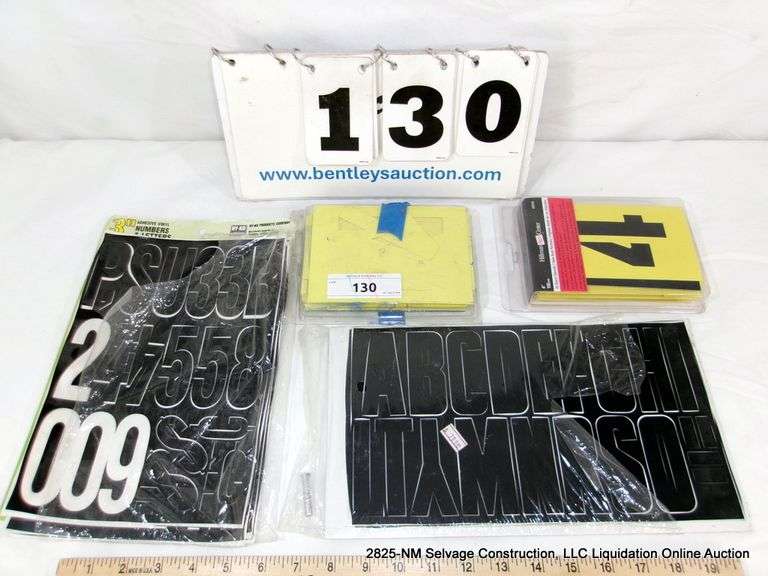 LOT: STENCILS & STICKERS