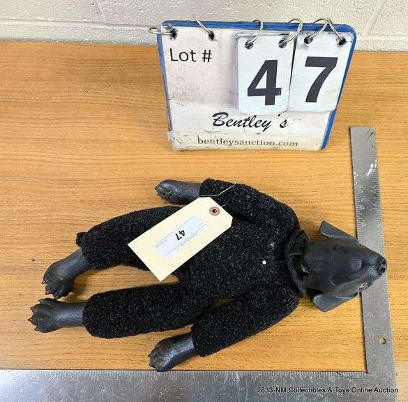 VINTAGE PORCELAIN DOLL: DOG