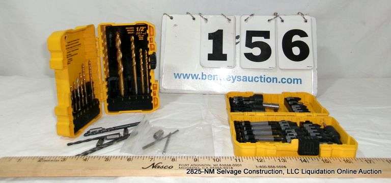 DEWALT DRILL BITS - INCOMPLETE & HEX BITS