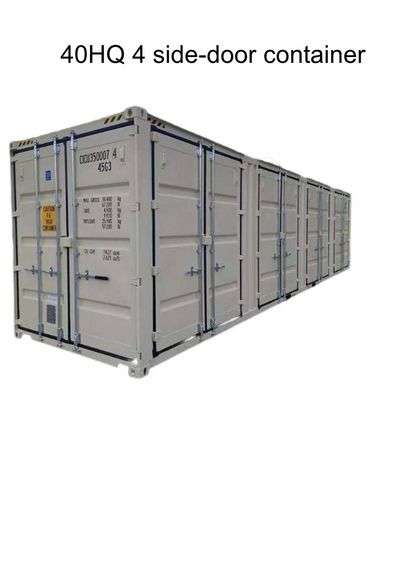 2025 40HQ HIGH CUBE CONTAINER W/ 4 SIDE DOORS, MMPU 106963 0  MODEL: IRC40, **NO TITLE**