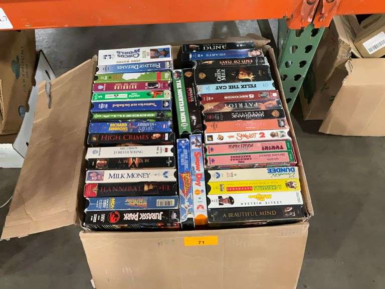 100+ VHS TAPES - FAMILY-ACTION-COMEDY