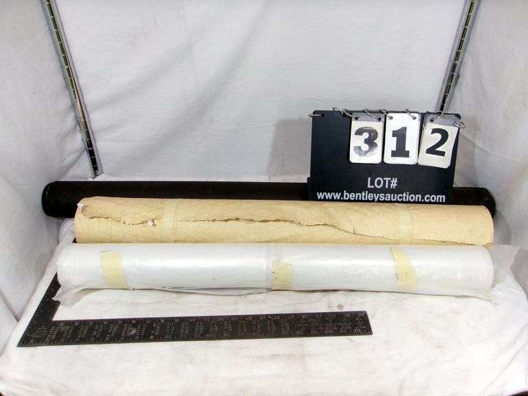 BUCKET: ROLS - PAPER, PLASTIC, ROOFING PAPER