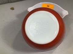 (2): PYREX MIXING BOWL, CINDERELLA AUTUMN HARVEST