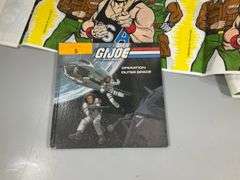 (2): GI JOE BANNER & BOOK - OPERATION OUTER SPACE
