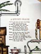 "KITCHEN PRAYER" PLATE