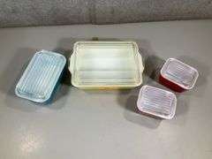 PYREX PRIMARY COLOR REFRIGERATOR SET (4 IN SET)