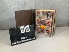 BINDER COMPLETE 90 FLEER FB SET W/ ALL PROS SET