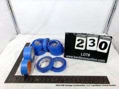 LOT: D SYSTEM SEALER, FROG TAPE, 3M FACE MASK, BLUE TAPE