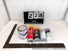 LOT: PRIMER, CRACK SEALER, AIR COMPRESSOR OIL