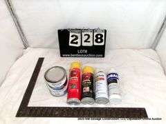LOT: PRIMER, CRACK SEALER, AIR COMPRESSOR OIL