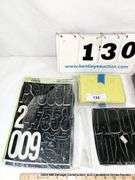 LOT: STENCILS & STICKERS