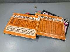 BASEBALL FOLDER NOLAN, (4) CARD SETS, CHECKLISTS FROM 1980'S