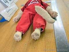 VINTAGE PORCELAIN DOLL: DOG