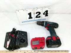 BOSCH 14.4V COMPACT CORDLESS DRILL W/ 1 HR CHARGER & BATTERY