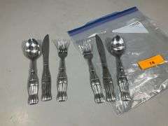 (2) SETS: KNIFE/FORK/SPOON COCA COLA - HEAVY