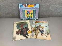 (3): TARZAN OF THE APES - INDIANA JONES MARVEL MAG, SIMPSONS X-MAS HB