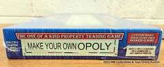 MAKE YOUR OWN OPOLY GAME BOARD GAME