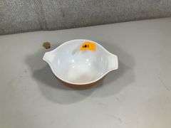 PYREX BROWN SMALL CINN. BOWL