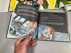 (2): GI JOE BANNER & BOOK - OPERATION OUTER SPACE