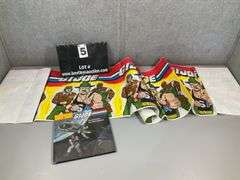 (2): GI JOE BANNER & BOOK - OPERATION OUTER SPACE