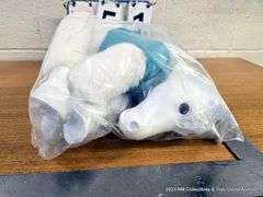 VINTAGE PORCELAIN DOLL: HORSE