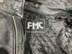 LEATHER BIKE JACKET FMC XXL
