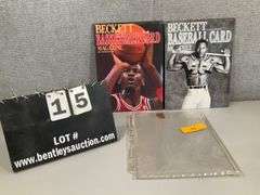(2): TWO MOST ICONIC BECKETTS #1 JORDAN/BLACK & WHITE BO JACKSON