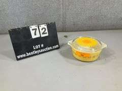 PYREX CASSEROLE DISH W/ LID - DAISY