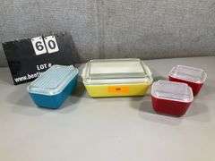 PYREX PRIMARY COLOR REFRIGERATOR SET (4 IN SET)
