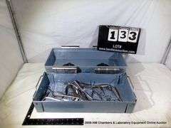 STERIS CASE W/ ASSORTED MEDICAL TOOLS