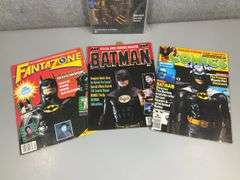 (4): BATMAN LOT DARK KNIGHT RETURNS/3 MAGAZINES FROM #1ST MOVIE