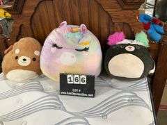 (3) SQUIS MELLOWS - UNICORN, SKUNK, PUPPY