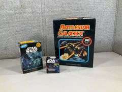 LOT (3): STAR WARS AUDIO HAN SOLO OMNIBS, MYSTERY VEHICLE, BATTLE STAR GALACTICA PUZZLE