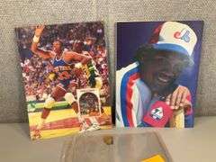 (2): TWO MOST ICONIC BECKETTS #1 JORDAN/BLACK & WHITE BO JACKSON