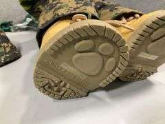 BUILD-A-BEAR MILITARY W/ HELMET & EXTRAS