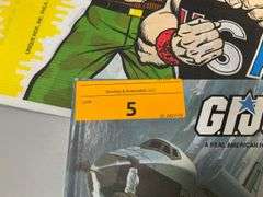 (2): GI JOE BANNER & BOOK - OPERATION OUTER SPACE