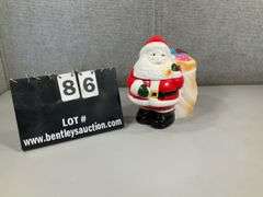 SANTA COOKIE JAR - IN STYROFOAM
