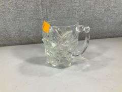 HEAVY GLASS SKULL CUP