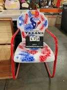 ALL METAL LAWN CHAIR - HOUSTON TEXANS